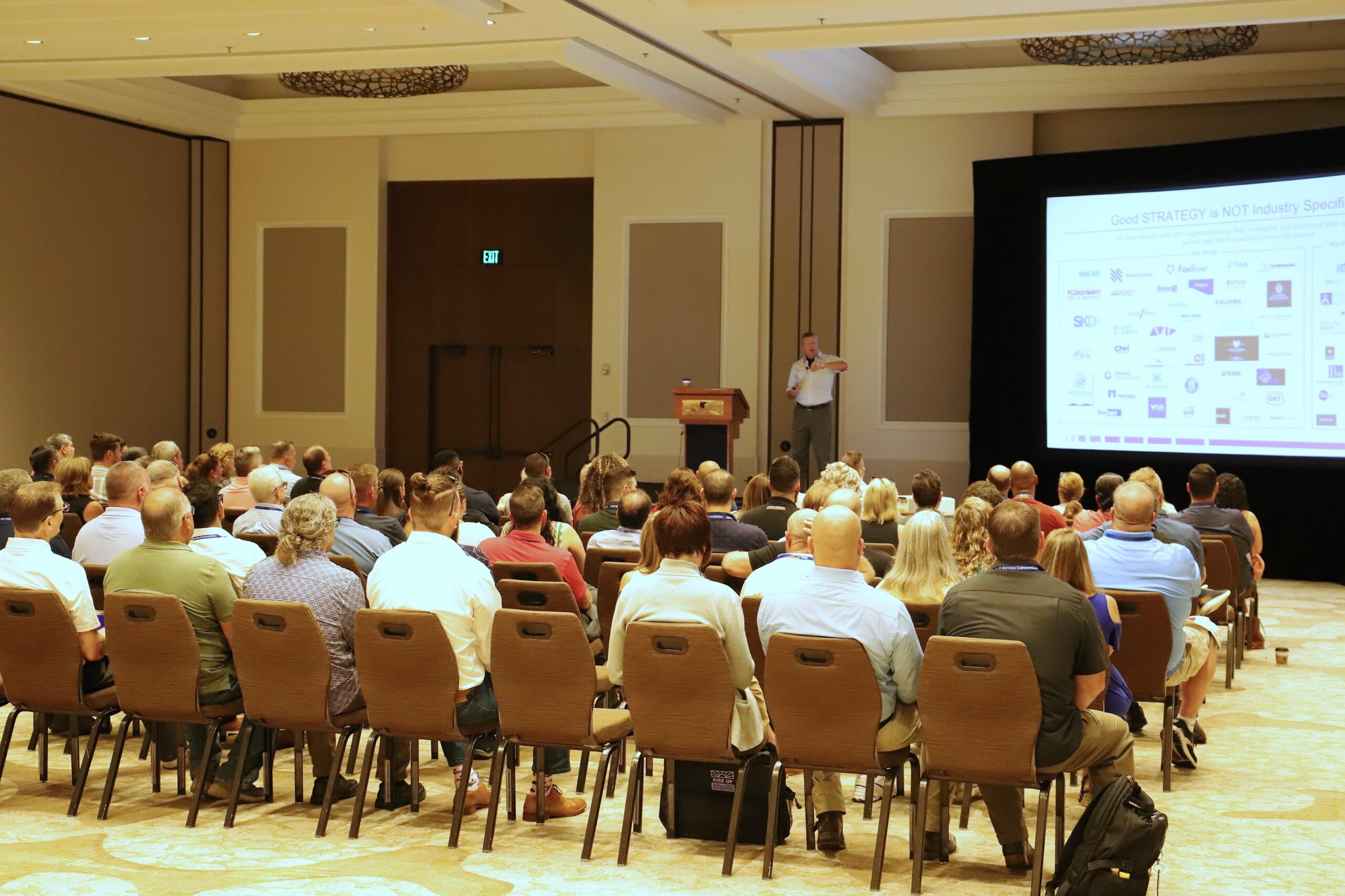 Dr. Chuck Bamford speaking at Whirlpool