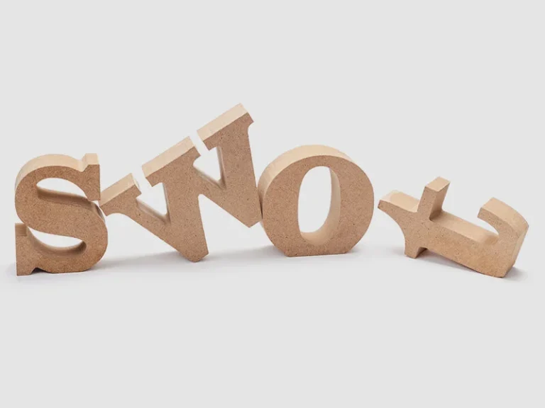 SWOT letters arranged as wooden blocks